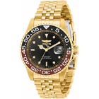 Invicta Men's Watch Pro Diver Quartz Black Dial Yellow Gold Steel Bracelet 36042