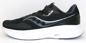 Saucony Men's Guide 15 Running Shoes, Black/White, US 10.5 Wide - USED