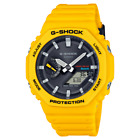 New Casio G-Shock GAB2100C-9A A/D Solar Bluetooth Resin Watch Yellow Watch