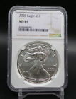 2020 American Eagle Silver Dollar NGC MS 69 - B6812