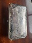 Genuine Russian Imperial Silver 84 Cigarette Case Hallmark BC 1871, Ae