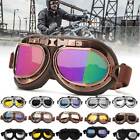Vintage Retro Motorcycle Goggles Aviator Pilot Flying Eyewear Glasses Helmet ATV