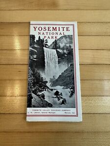 New ListingEARLY Yosemite Valley Railroad Company 1915 Yosemite National Park Brochure