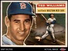 1956 Topps #5 Ted Williams Red Sox HOF 1 - POOR