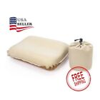 3D Sponge Automatic Inflate Pillow Portable for Hiking Traveling Napping Y25709