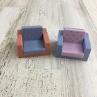 Bluey Set of 2 Chairs Family Home Doll House Living Room Furniture Replacement
