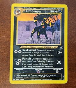 Umbreon Pokemon Card TCG 32/75 Rare Non Holo! AUTHENTIC!