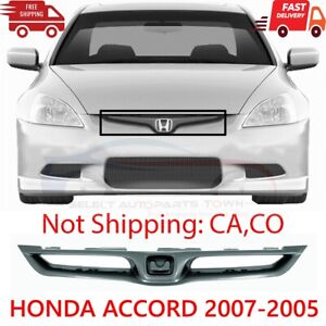 New Fits 2005-2007 Bumper Grille Coupe Front 2 Door HONDA ACCORD 2dr (For: 2007 Honda Accord)