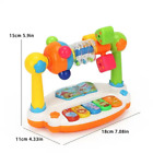 Baby Piano Toys Kids Rotating Music Piano Keyboard with Light Sound, Musical Toy