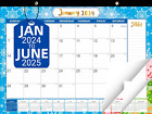 New ListingDesk Calendar 2024-2025 - Large 18-Month Desk/Wall Calendar, Jan 2024 - June 202
