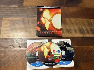 Oppenheimer 4K Ultra HD/Blu ray*Universal*Steelbook*Import*3 Disc*Rare*OOP*