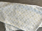 123 Swaddle Muslin Swaddle Yellow & Gray Stars Moon Planet Baby Security Blanket