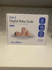 AccuMed 3-in-1 Digital Baby Scale, Bathroom Scale, Height Measurement