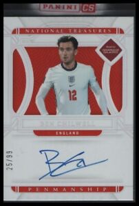 2022 National Treasures FIFA Road to World Cup #P-BC Ben Chilwell Penmanship /99