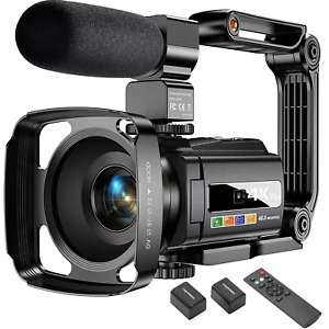 Wednkoly VAF-2568 4K Video Camera Camcorder 48MP
