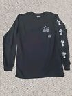 Vans x Peanuts Mens Long Sleeve Black Snoopy T Shirt Small S by Schulz NWT New