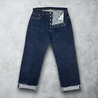 Vintage Levis 501 Selvedge Redline Jeans #524 Size 34x30 Dark Wash Denim USA