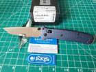 Benchmade Bailout 537FE-02 W/ Crater Blue   Handle & M4 Folding Pocket Knife