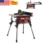 15 Amp 10 Inch 4x4 Portable Jobsite Table Saw Corded Electric W/ Folding Stand