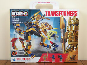 Kre-O Transformers Grimlock Street Attack  Gold Optimus Prime Kreo A6955 **NEW**