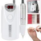 Portable Pro 35000RPM Rechargeable Electric Nail Drill Manicure Machine LCD Gift