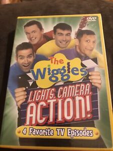The Wiggles: Lights, Camera, Action! 4 Favorite TV Episodes (DVD, 2005) Sealed
