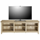 Classic TV Stand for TVs up to 80 Inches, 70 Inch Storage Compartment 6 Cubby