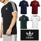 Adidas Men's Original Embroidered Trefoil 3 Stripe California T-Shirt