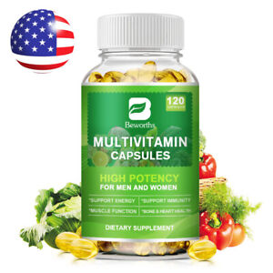 Multivitamin Highest Potency Daily Vitamins & Minerals Supplement 120 Capsules