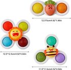 3PCS Suction Cup Spinner Toys for 1 2 Year Old Boys Spinning Toys 12-18 Months