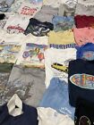 Lot Of 40  Vintage Retro 90s 00s Mens T Shirt Bundle Wholesale Resell Collection