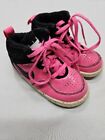 Nike Flight Girls Toddler Shoes Pink Black Size 8C 725134-601