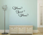 HOME SWEET HOME Vinyl Wall Decal Quote Sticker Decor Words Lettering Home Sign