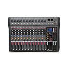CK-120 Professional Mixer (12-Channel) for Recording DJ Stage Karaoke w/USB D...