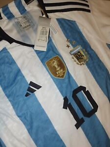 Argentina 2023 Soccer Jersey Home Adidas Champions Qatar 2022