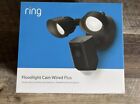 Ring Floodlight Cam Plus Wired Outdoor 1080p HD Surveillance Camera Black