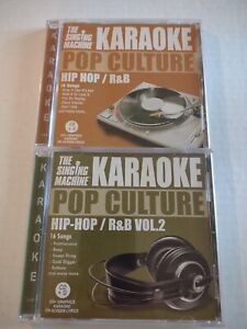 Singing Machine Karaoke Pop Culture Hip Hop / R&B Volumes 1 & 2 CDs