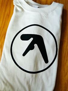 Vtg Aphex Twin Logo T-Shirt,Boards Of Canada,Autechre,Squarepusher,IDM Sz. Med.