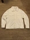 Zara Jacket Coat Relaxed Fit Button Up Mens XL