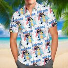 Bluey Bandit Rad Dad Hawaii Shirt, Bluey Bingo Family Shirt, Cool Dad Club Shirt