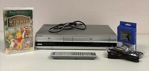 Sony DVD/VCR (Player/Recorder), Remote, AV-HDMI converter, Disney VHS included.