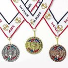 1st 2nd 3rd Place Victory Award Medals - 3 Piece Set (Gold, Silver, Bronze) Incl