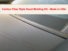 1pc Flexible CARBON FIBER Hood Trim Molding Kit - For Jaguar 2010-2024 vehicles (For: 2017 Jaguar XE)