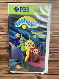 New ListingTELETUBBIES - NURSERY RHYMES Vhs Video Tape 60 Minutes PBS KIDS White Clamshell