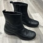 Merrell Women's Spire Zip Waterproof Black Leather Ankle Boots - Size US 7.5
