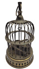 Vtg Brass Small Decorative Birdcage Without the Bird