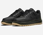 Men's Nike Air Force 1 Low Luxe Black Gum Size 8-14  DB4109-001