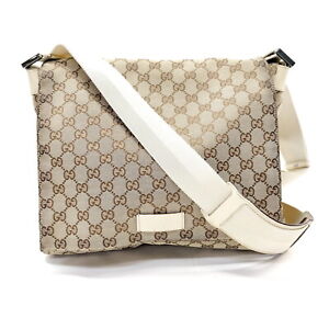 Gucci Shoulder Bag  Brown Canvas 2651665