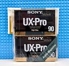 SONY   UX PRO 90 TWIN PACK  TYPE II   BLANK CASSETTE TAPES  (2) (SEALED)