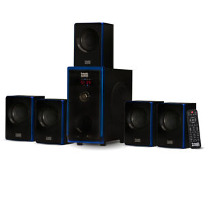 5.1 Bluetooth 6 Speaker System Home Theater Surround Sound NEW